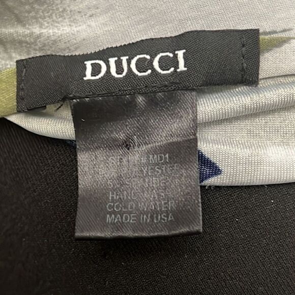 DUCCI FLORAL KNOT FRONT MAXI DRESS SIZE L - Picture 5 of 11